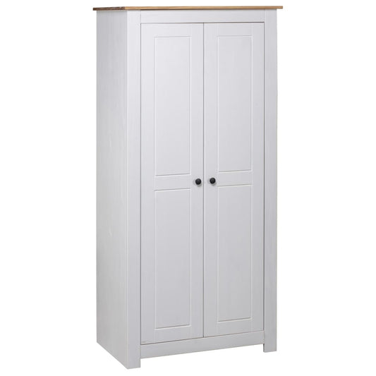 wardrobe-white-31-5-x19-7-x67-5-solid-pine-panama-range At Willow and Wine USA!