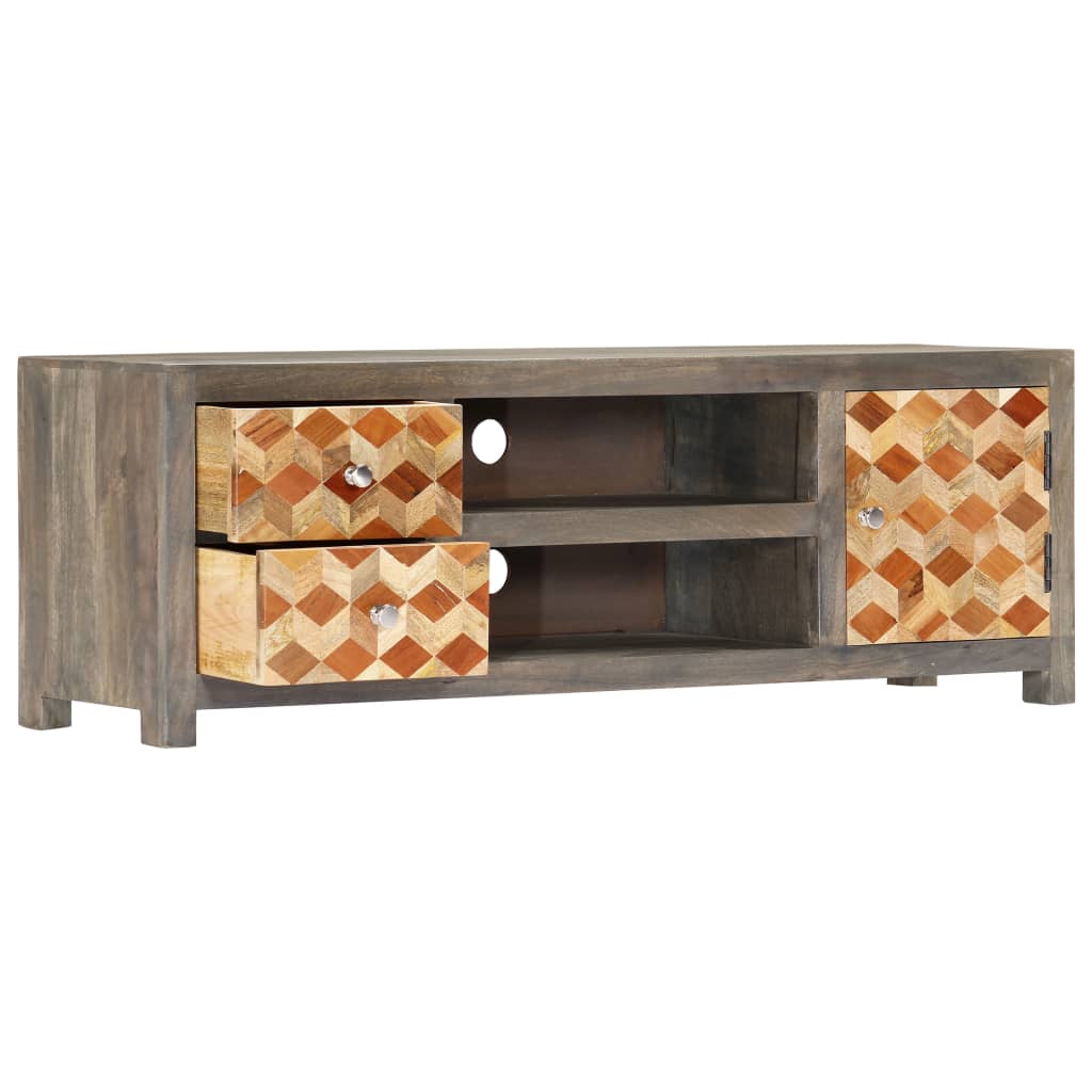 tv-stand-gray-47-2-x11-8-x15-7-solid-wood-mango At Willow and Wine USA!