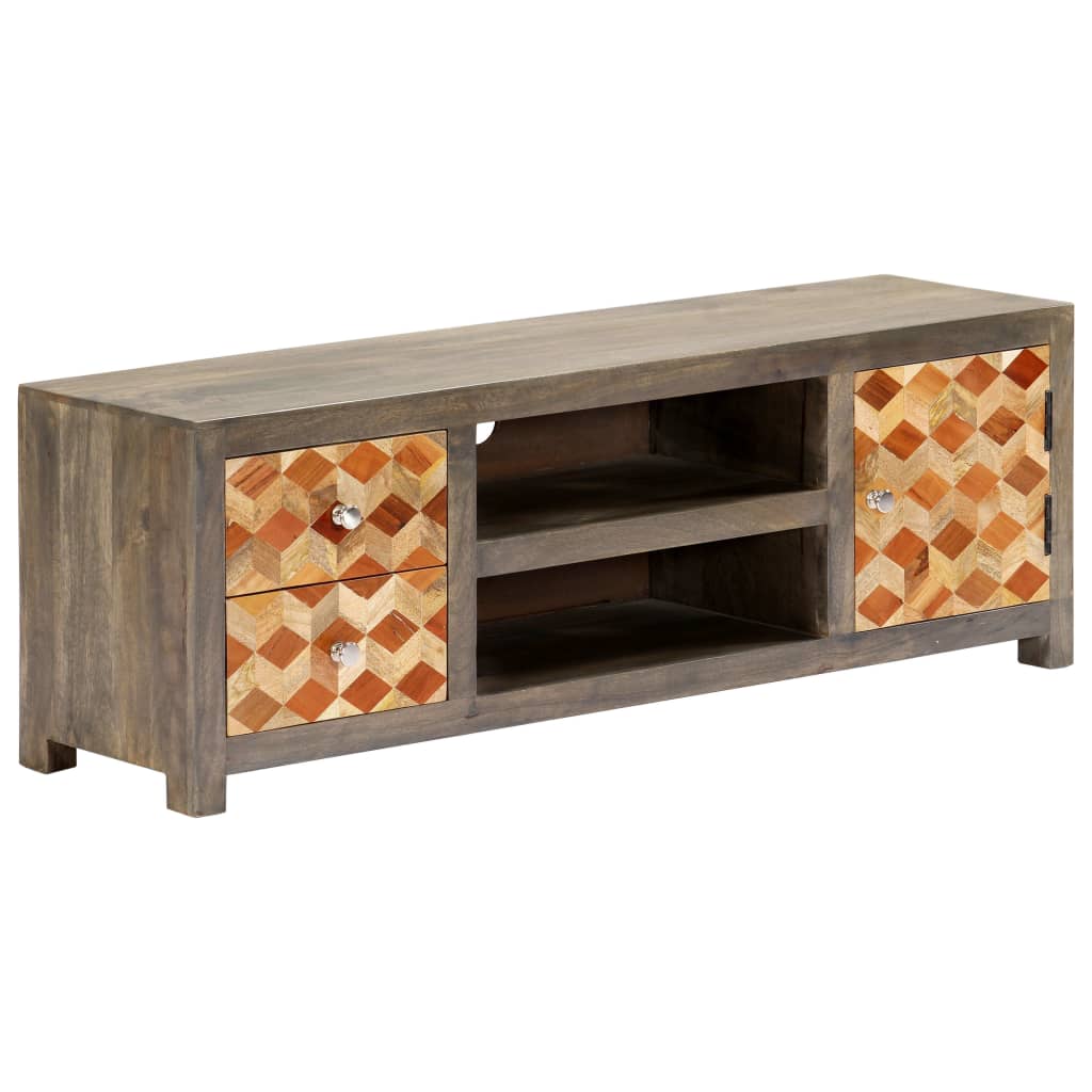 tv-stand-gray-47-2-x11-8-x15-7-solid-wood-mango At Willow and Wine USA!