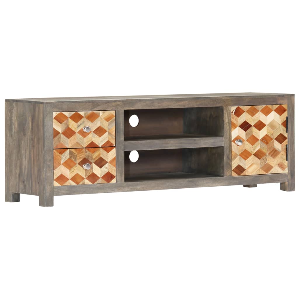 tv-stand-gray-47-2-x11-8-x15-7-solid-wood-mango At Willow and Wine USA!