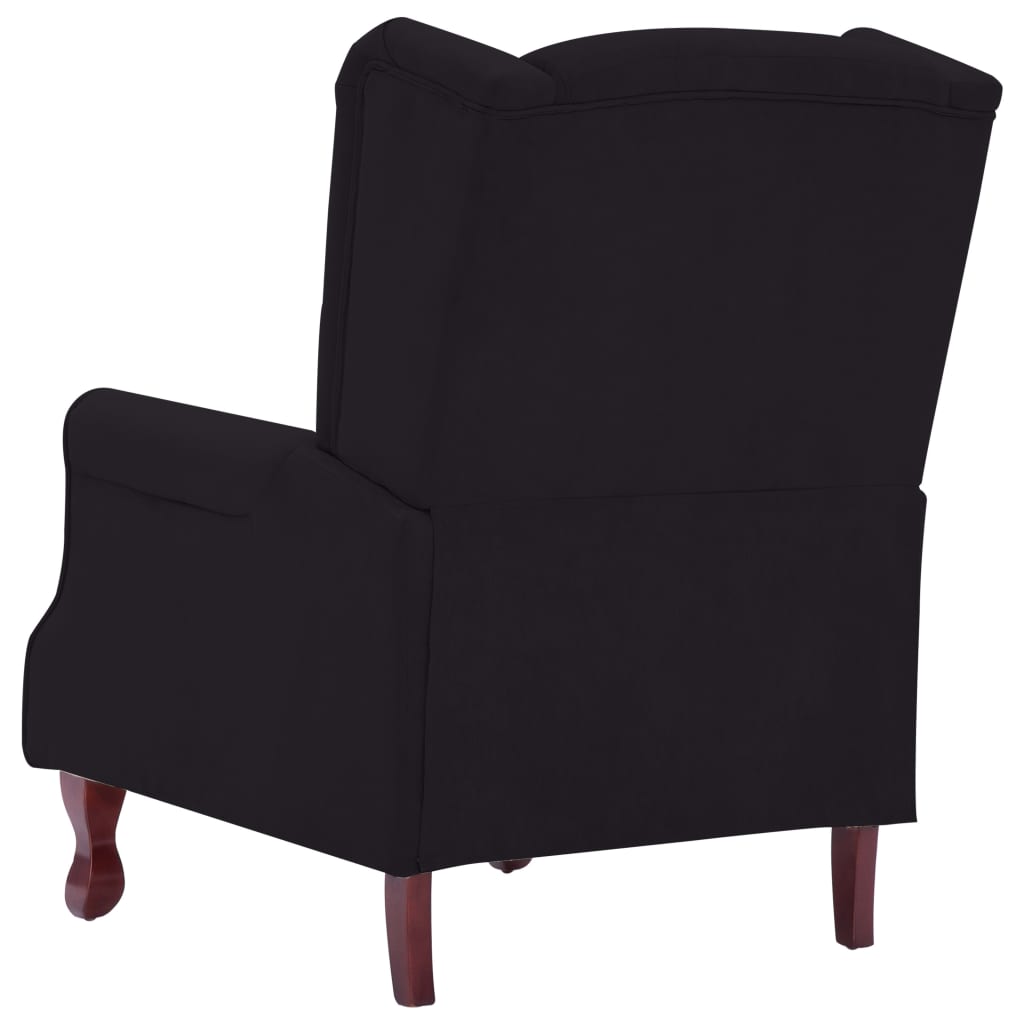 Recliner Black Fabric