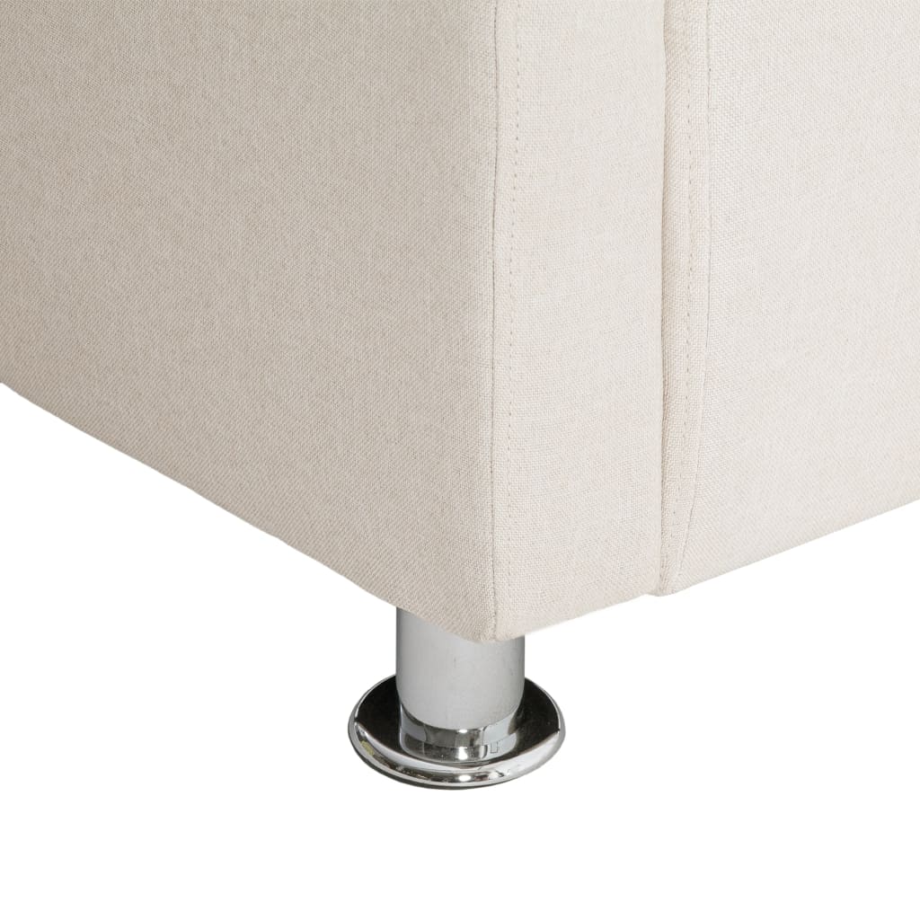 Cube Armchair Cream Fabric