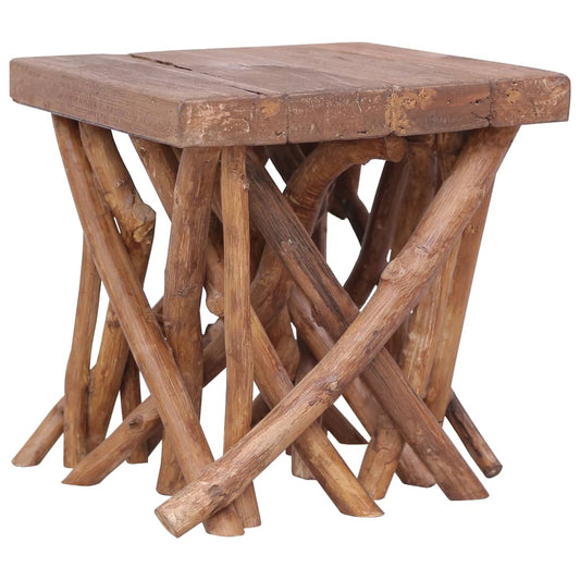 log-coffee-table-15-7-x15-7-x15-7-solid-wood At Willow and Wine USA!