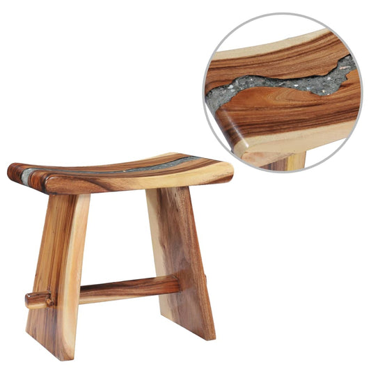 stool-solid-suar-wood-and-polyresin At Willow and Wine USA!