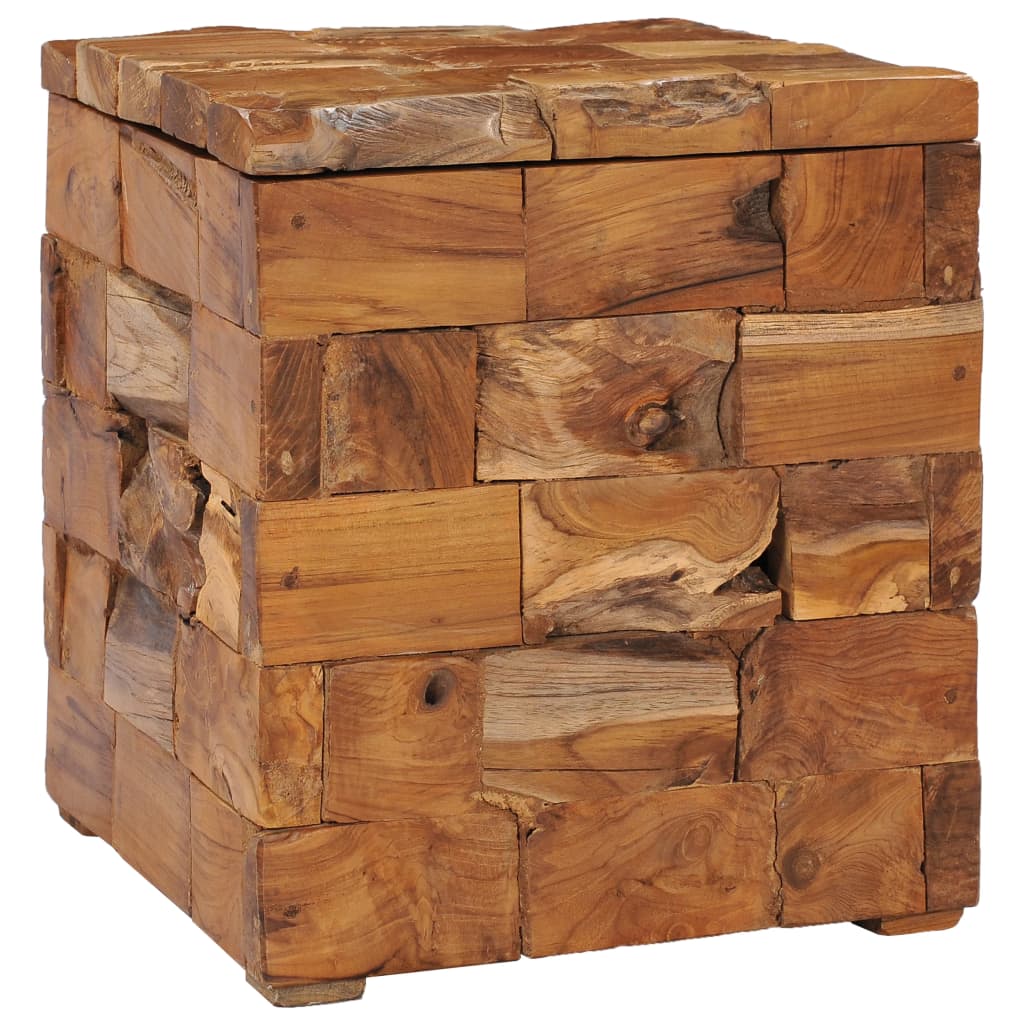 storage-stool-solid-teak-wood At Willow and Wine USA!