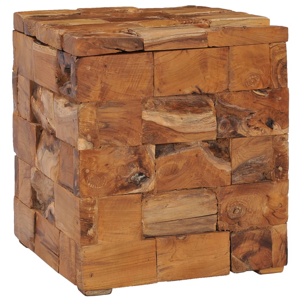 storage-stool-solid-teak-wood At Willow and Wine USA!