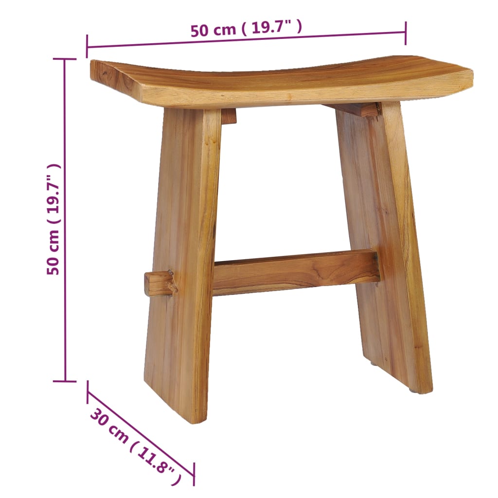 stool-solid-teak-wood-2 At Willow and Wine USA!