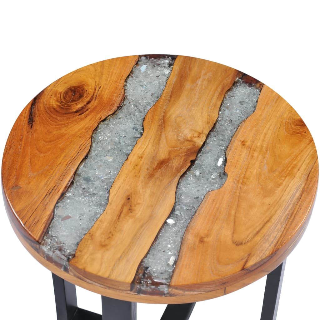 coffee-table-15-7-x17-7-solid-teak-wood-and-polyresin At Willow and Wine USA!