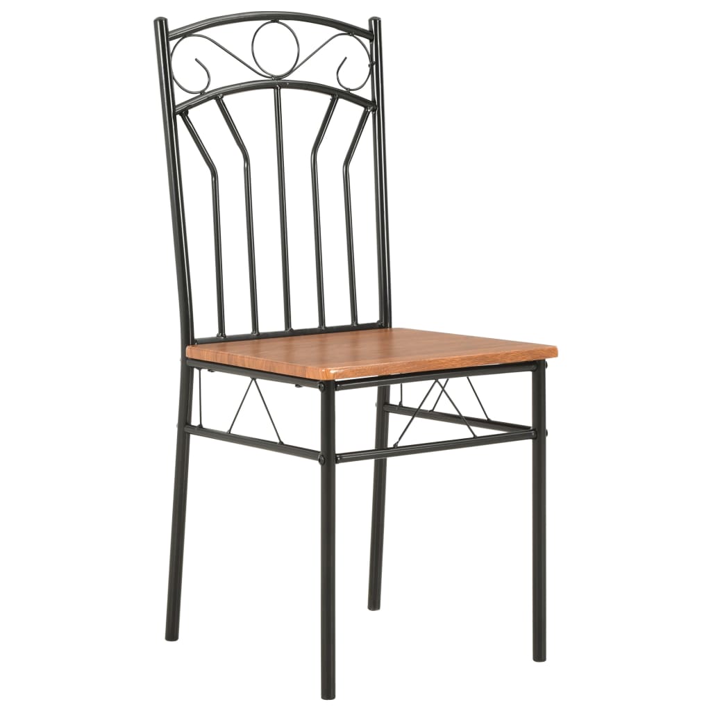 dining-chairs-2-pcs-brown-mdf At Willow and Wine USA!