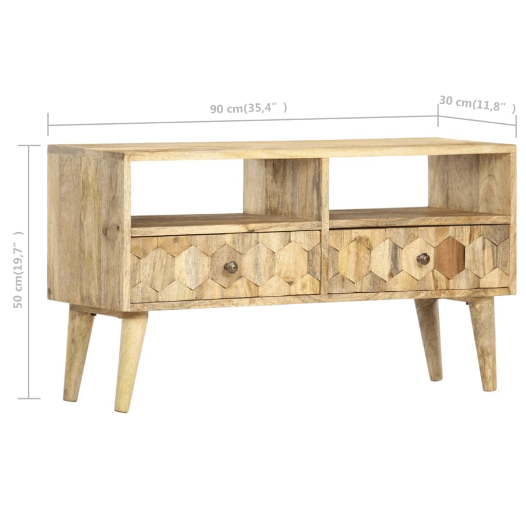 tv-stand-35-4-x11-8-x19-7-solid-wood-mango At Willow and Wine USA!