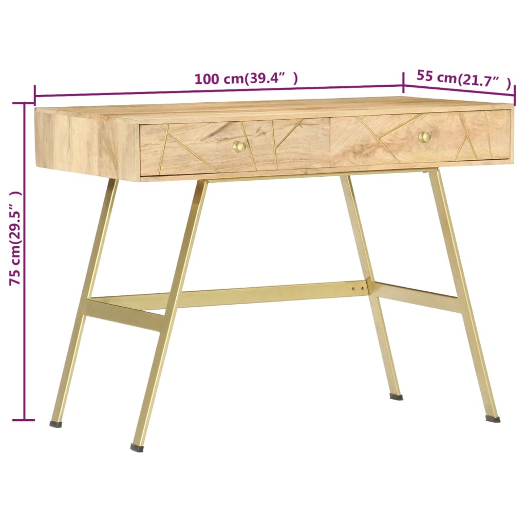 writing-desk-with-drawers-39-4-x21-7-x29-5-solid-mango-wood At Willow and Wine USA!