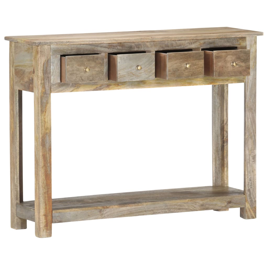 Console Table 39.4"x11.8"x29.9" Solid Mango Wood