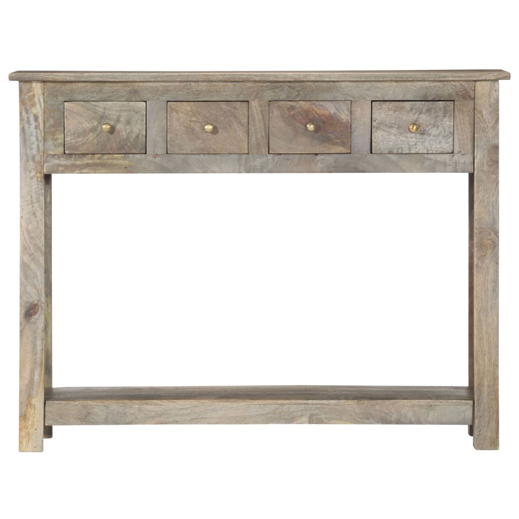 Console Table 39.4"x11.8"x29.9" Solid Mango Wood