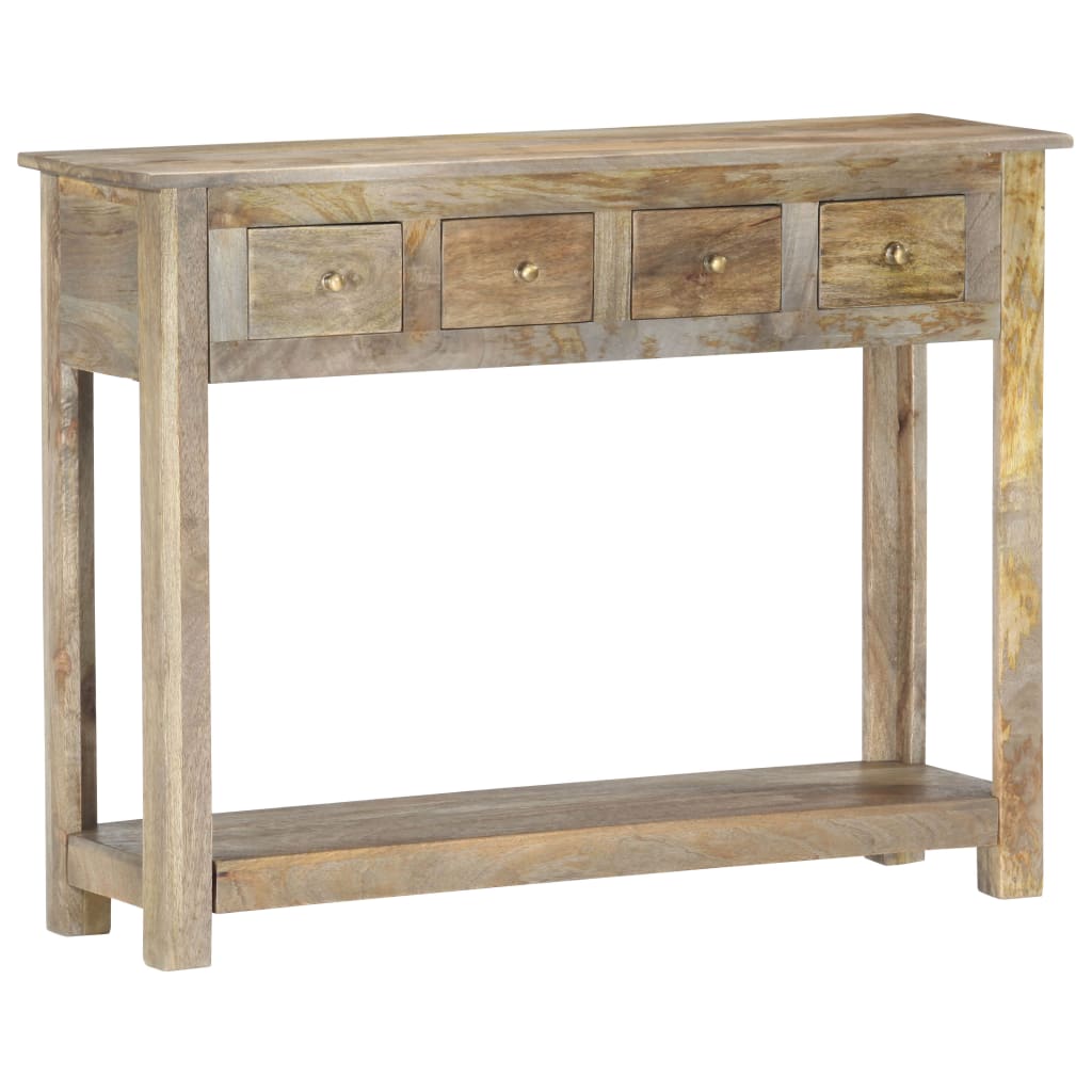 Console Table 39.4"x11.8"x29.9" Solid Mango Wood