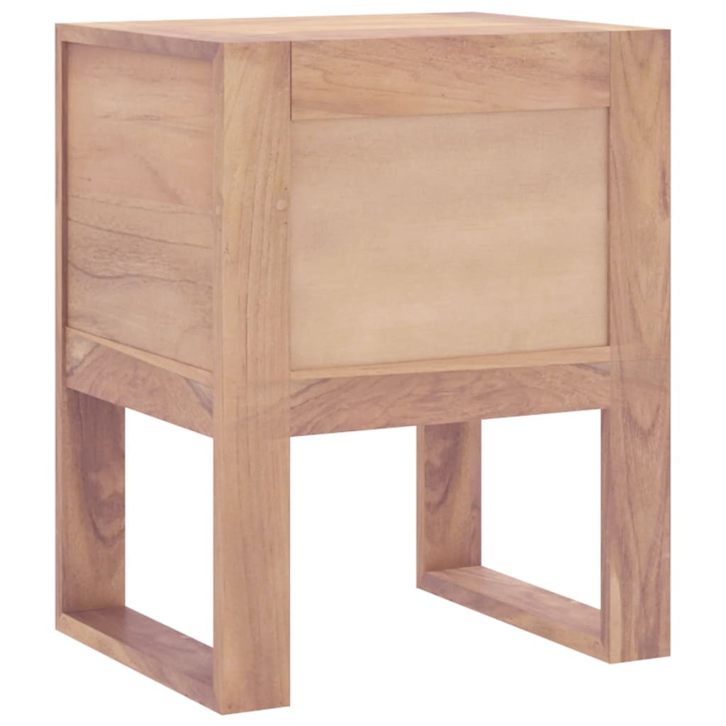 bedside-cabinet-15-7-x11-8-x19-7-solid-teak-wood At Willow and Wine USA!