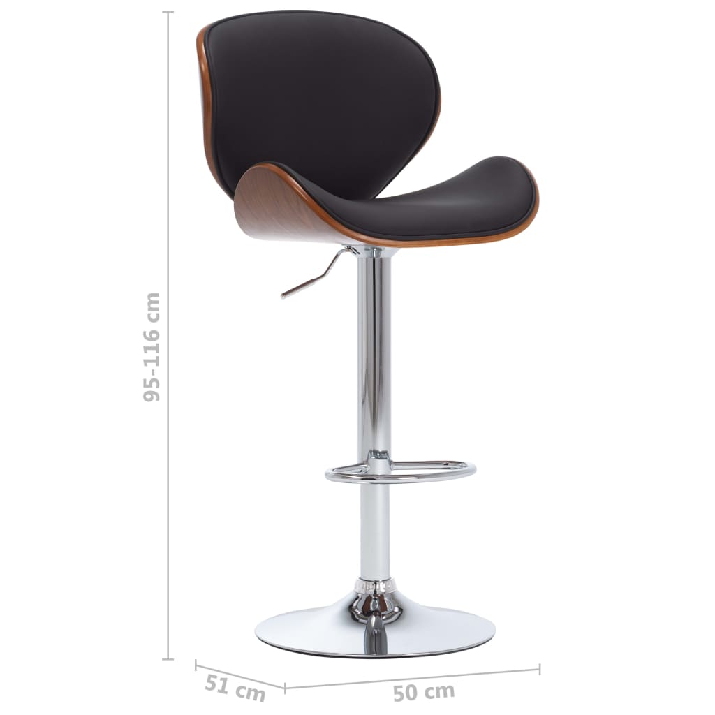 bar-stool-black-faux-leather-1 At Willow and Wine USA!