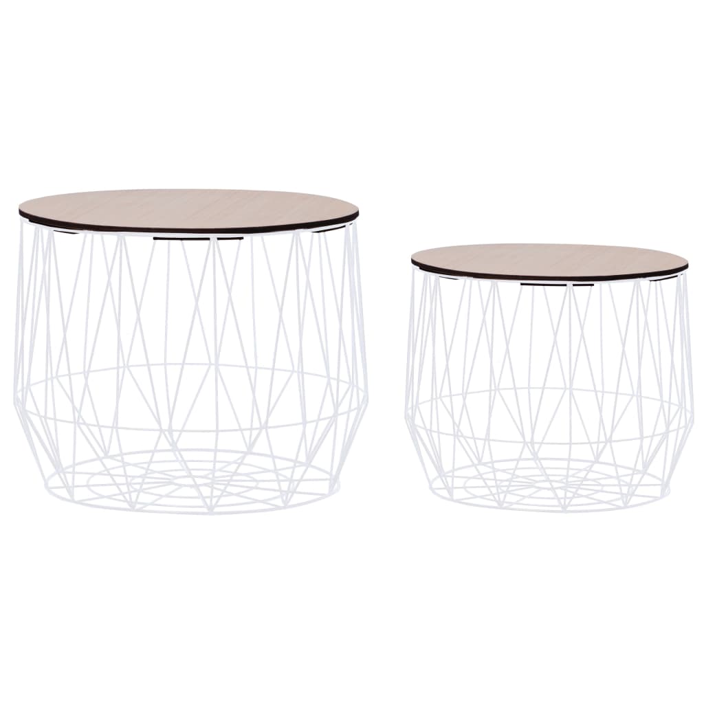 coffee-table-2-pcs-white At Willow and Wine USA!