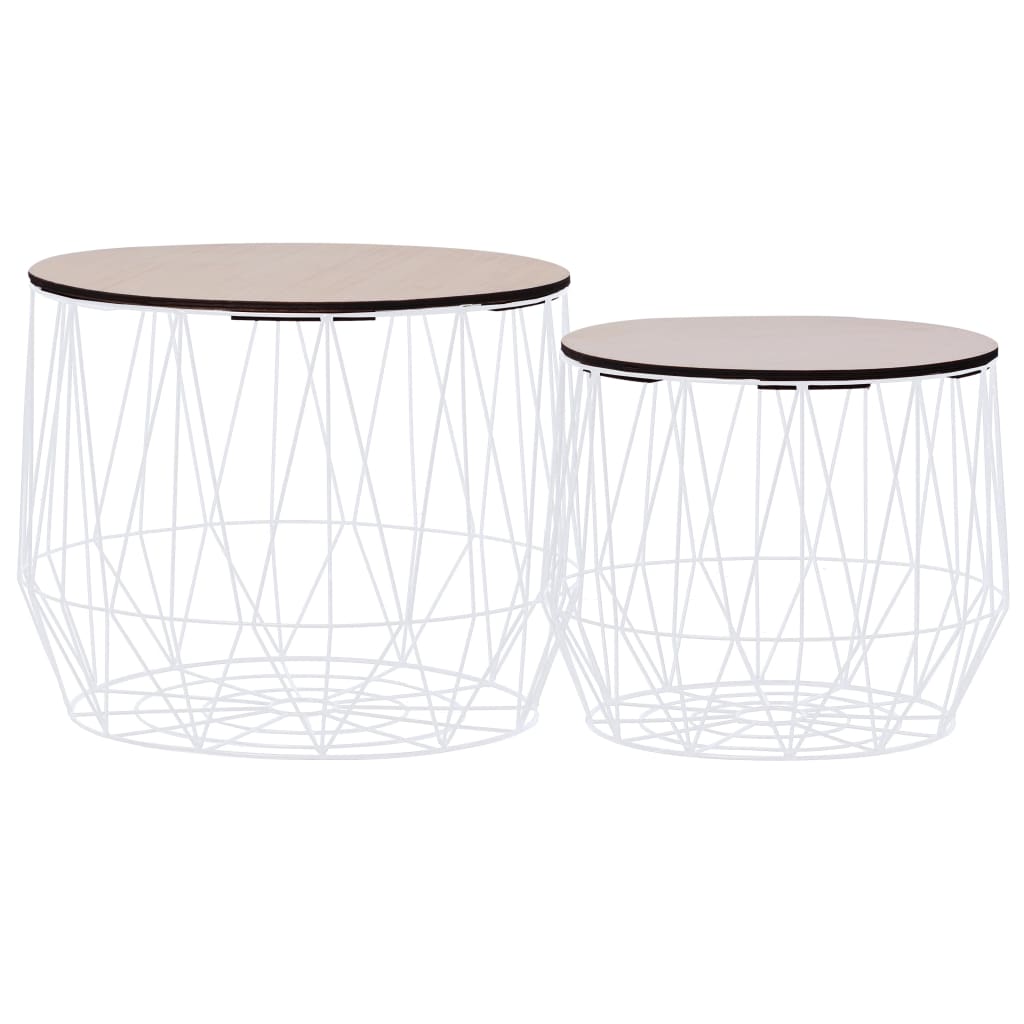 coffee-table-2-pcs-white At Willow and Wine USA!