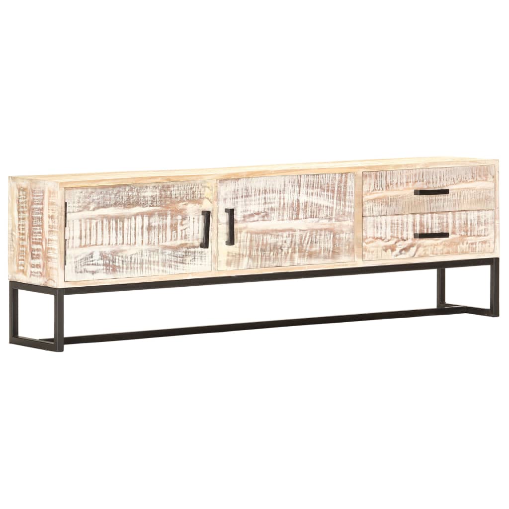 tv-stand-white-55-1-x11-8-x17-7-solid-wood-acacia At Willow and Wine USA!