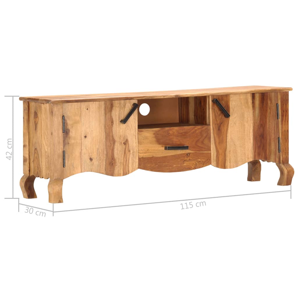 tv-stand-45-3-x11-8-x16-5-solid-wood-sheesham At Willow and Wine USA!