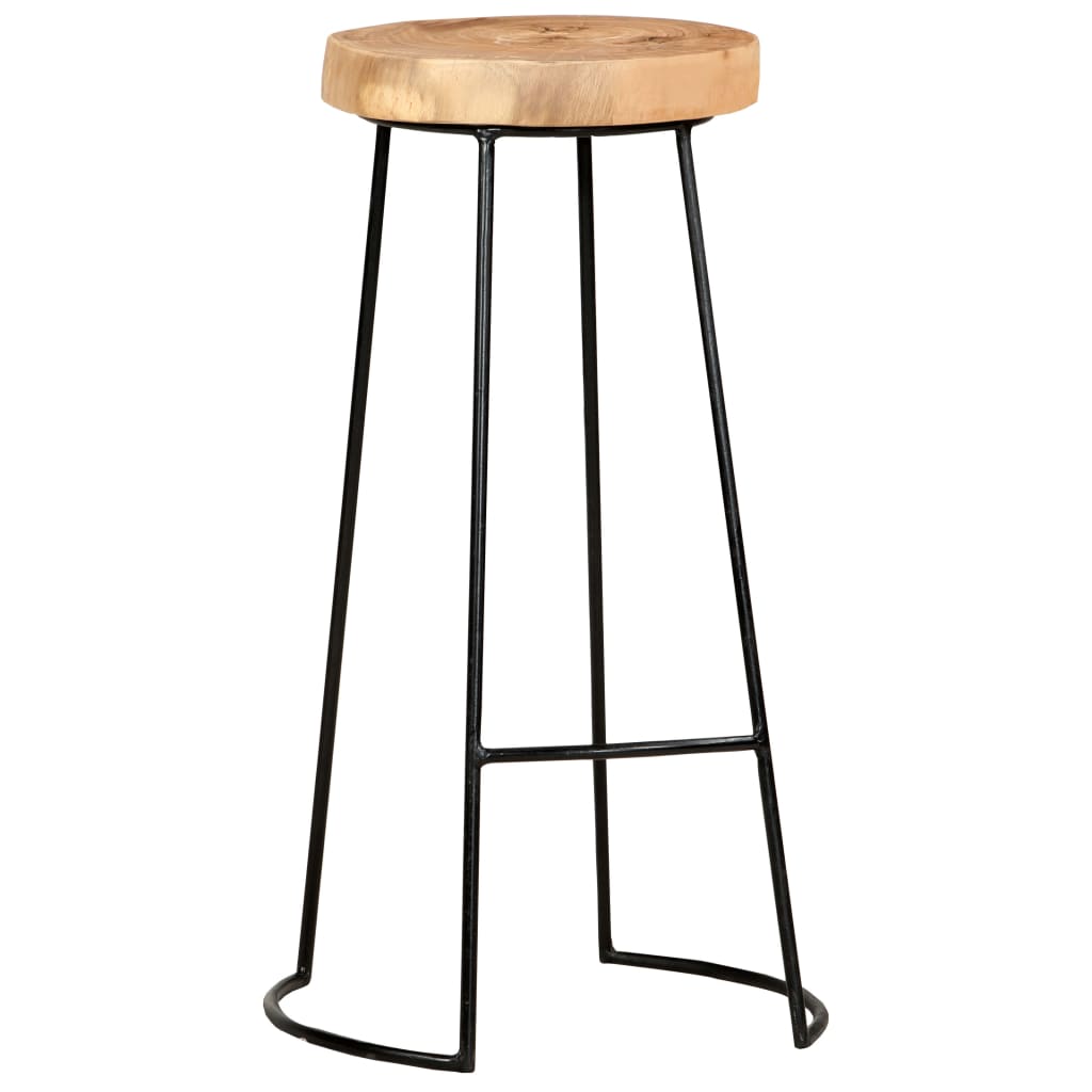 bar-stools-2-pcs-solid-acacia-wood-2 At Willow and Wine USA!