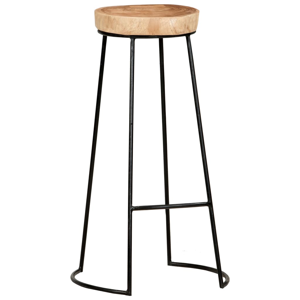 bar-stools-2-pcs-solid-acacia-wood-2 At Willow and Wine USA!