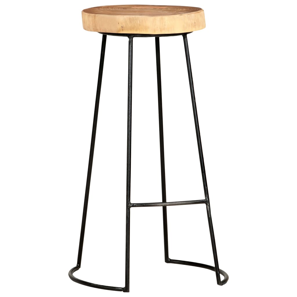 bar-stools-2-pcs-solid-acacia-wood-2 At Willow and Wine USA!