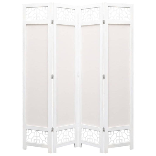 4-panel-room-divider-cream-55-1-x65-fabric At Willow and Wine USA!