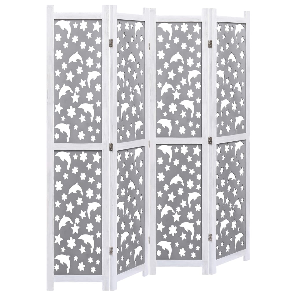 4-panel-room-divider-gray-55-1-x65-solid-wood At Willow and Wine USA!