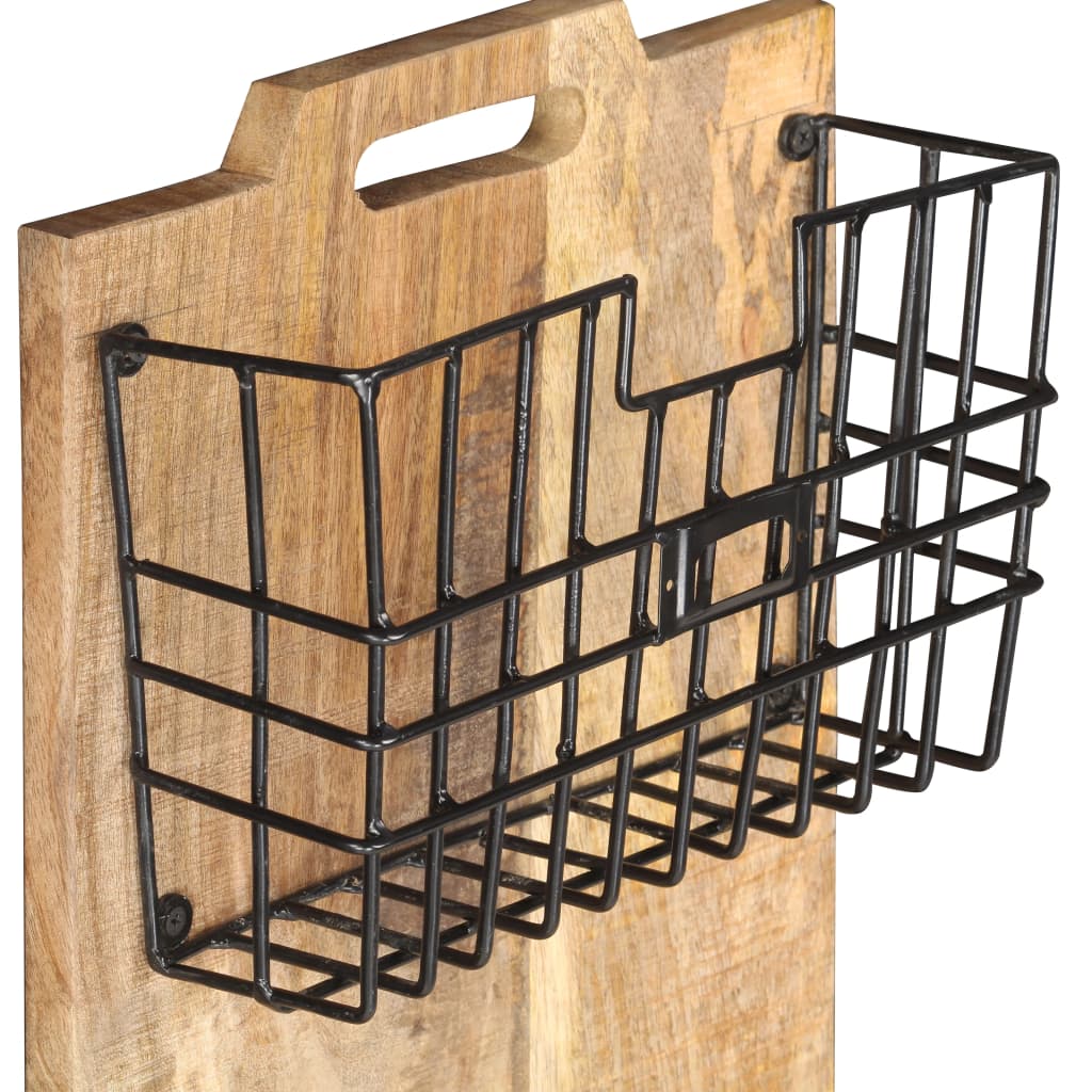 wall-mounted-magazine-rack-13-x3-9-x26-4-solid-rough-mango-wood At Willow and Wine USA!