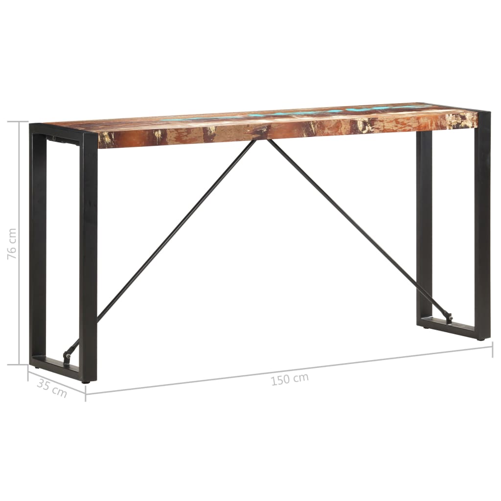 console-table-59-1-x13-8-x29-9-solid-reclaimed-wood At Willow and Wine USA!