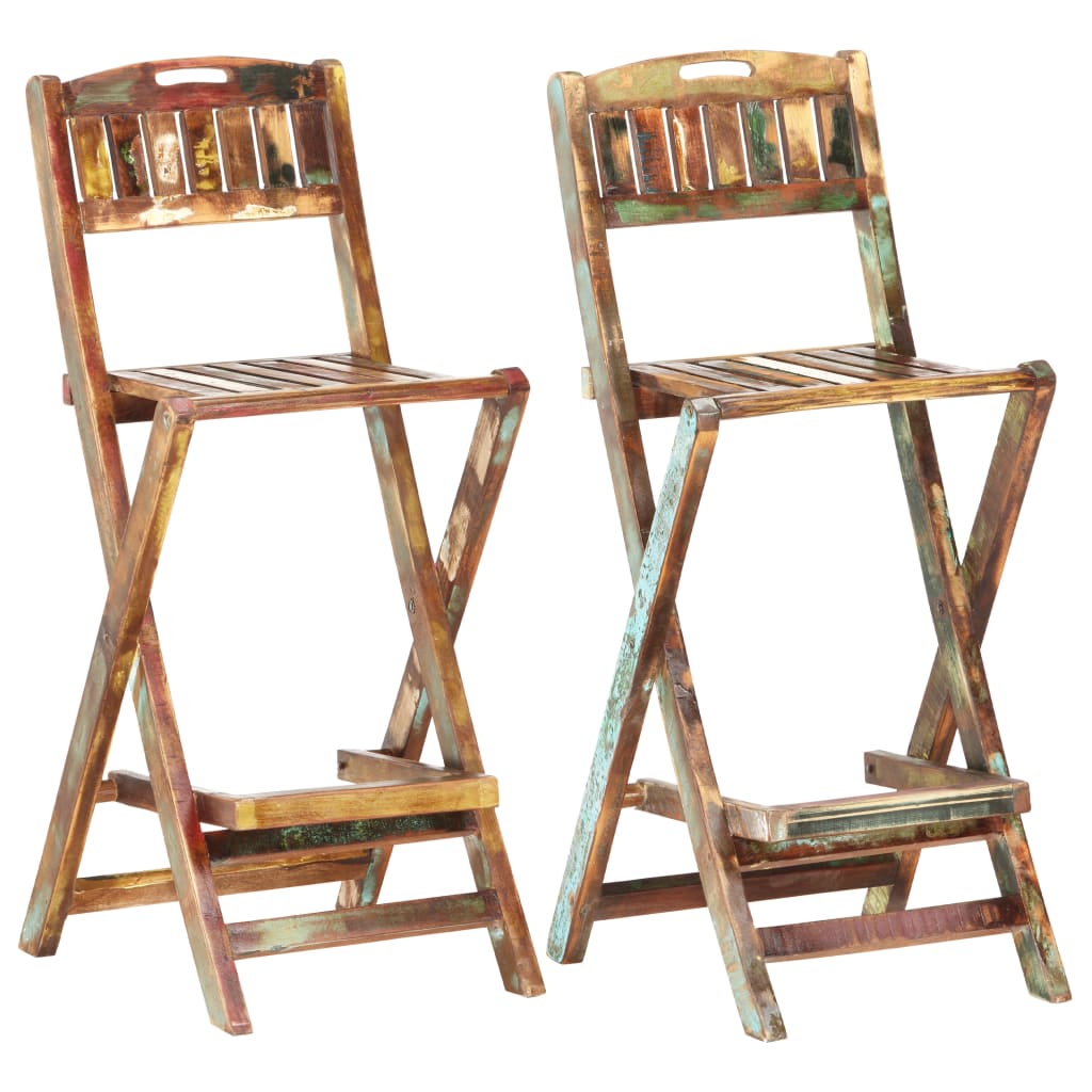 folding-patio-bar-chairs-2-pcs-solid-mango-wood At Willow and Wine USA!