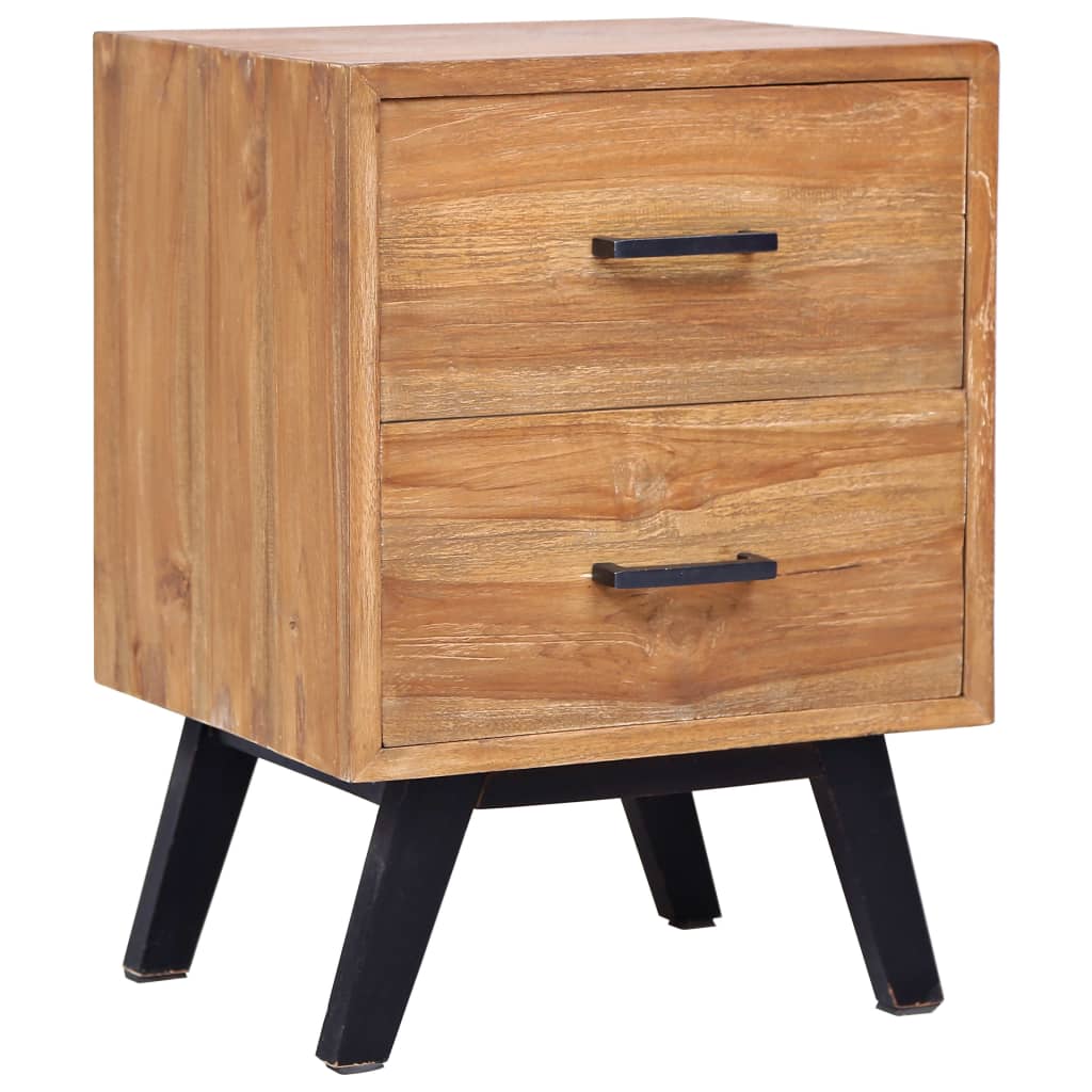 bedside-cabinet-15-7-x13-8-x21-7-solid-teak At Willow and Wine USA!