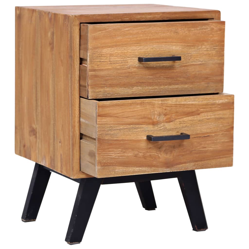 bedside-cabinet-15-7-x13-8-x21-7-solid-teak At Willow and Wine USA!