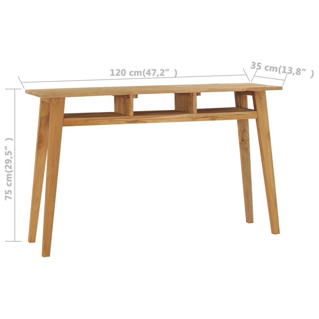 console-table-47-2-x13-8-x29-5-solid-teak-wood At Willow and Wine USA!