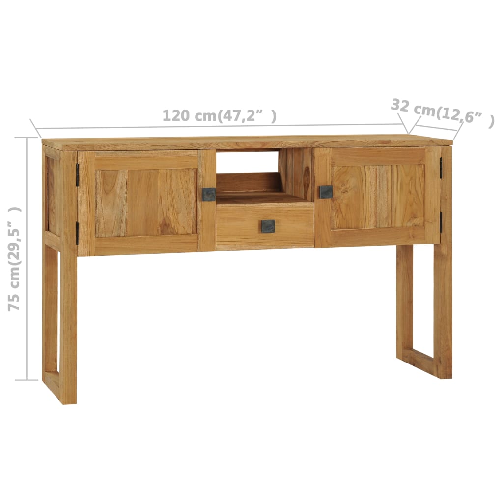 console-table-47-2-x12-6-x29-5-solid-teak-wood At Willow and Wine USA!