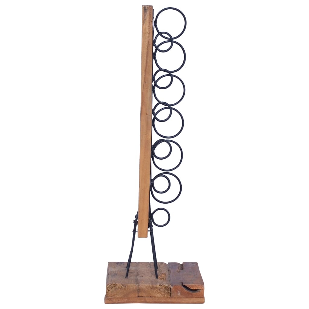 wine-rack-for-6-bottles-13-8-x13-8-x39-4-solid-teak-wood At Willow and Wine USA!
