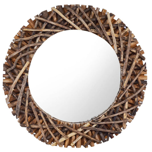 wall-mirror-23-6-teak-round At Willow and Wine USA!