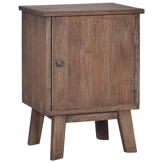 Bedside Cabinet 15.7"x11.8"x20.9" Solid Teak Wood