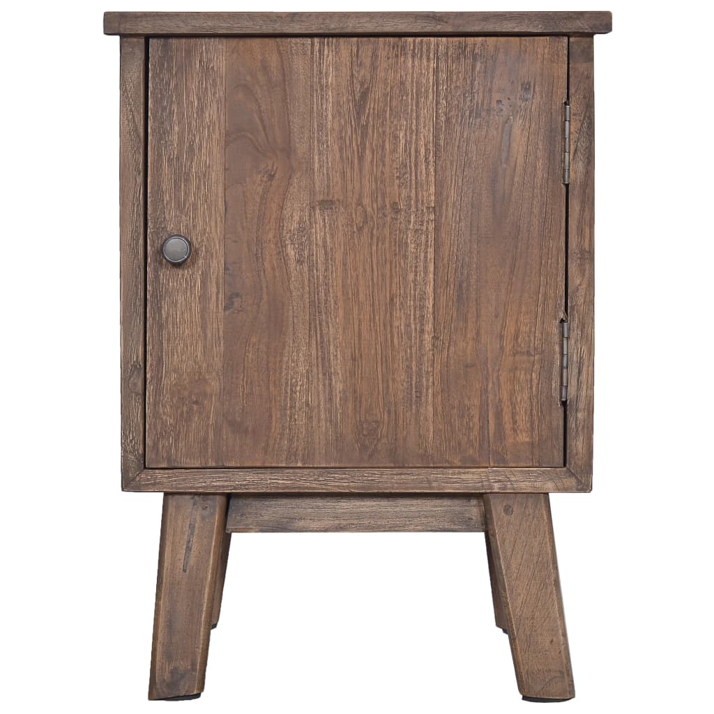 Bedside Cabinet 15.7"x11.8"x20.9" Solid Teak Wood