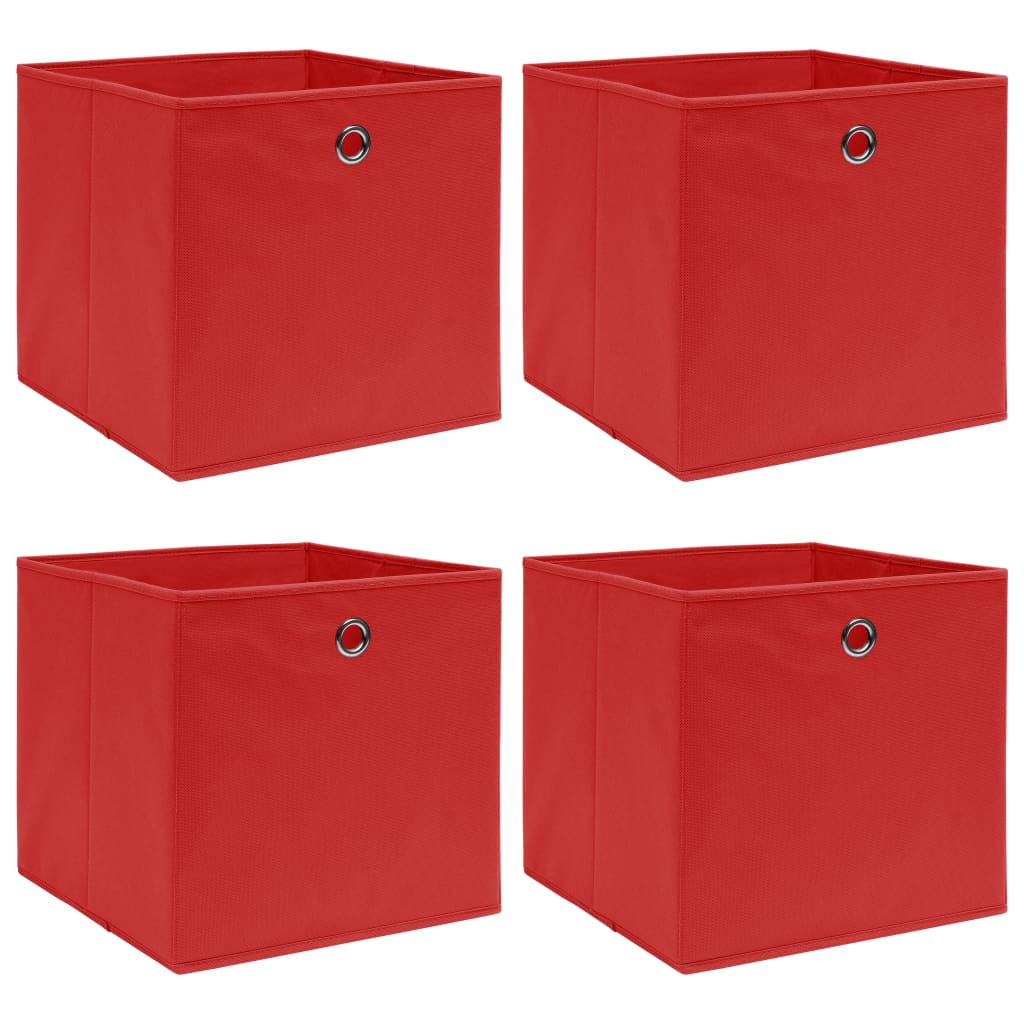 storage-boxes-4-pcs-red-12-6-x12-6-x12-6-fabric-813947 At Willow and Wine USA!