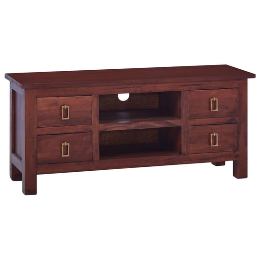 tv-stand-classical-brown-39-4-x11-8-x17-7-solid-mahogany-wood At Willow and Wine USA!