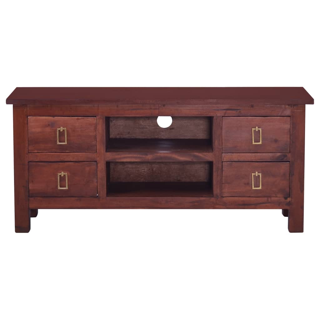 tv-stand-classical-brown-39-4-x11-8-x17-7-solid-mahogany-wood At Willow and Wine USA!