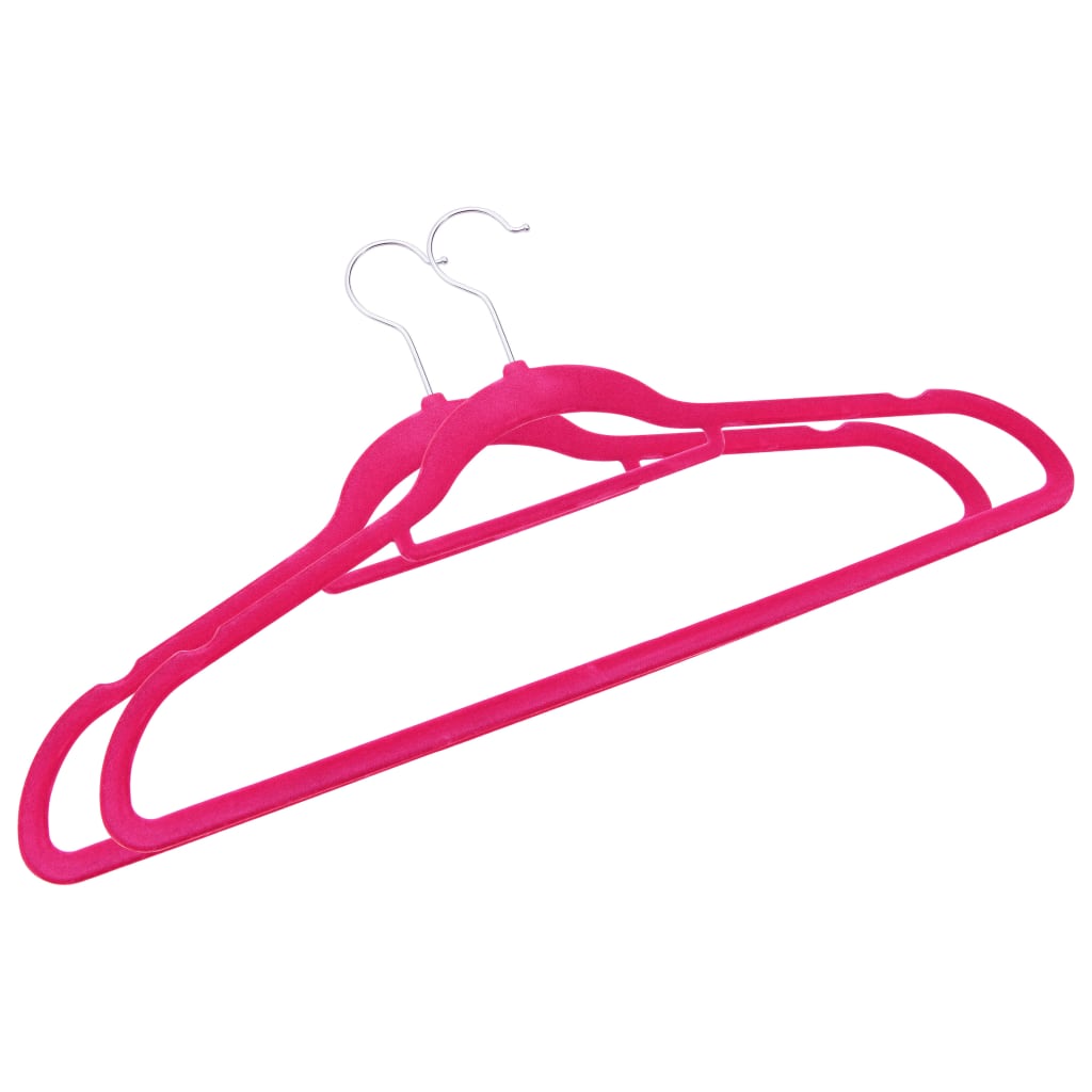 100-pcs-clothes-hanger-set-anti-slip-pink-velvet-813941 At Willow and Wine USA!