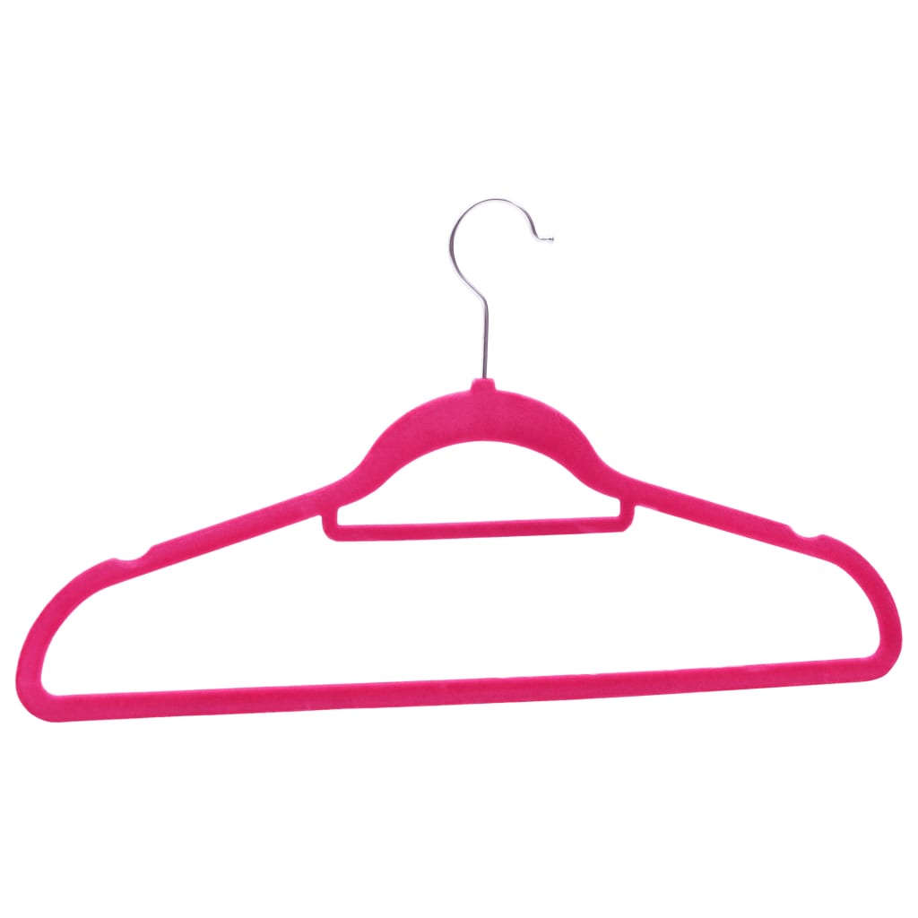 100-pcs-clothes-hanger-set-anti-slip-pink-velvet-813941 At Willow and Wine USA!