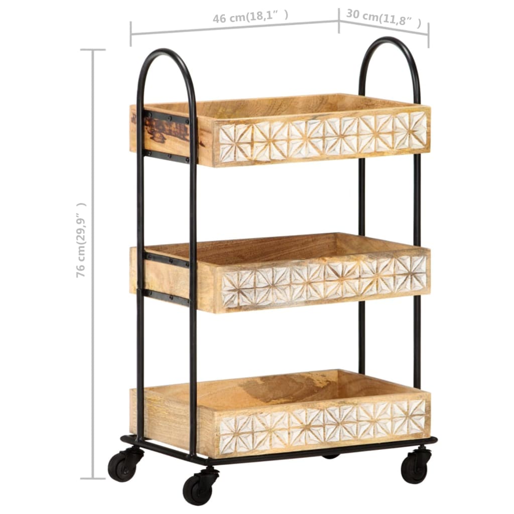 3-tier-kitchen-trolley-18-1-x11-8-x29-9-solid-mango-wood At Willow and Wine USA!