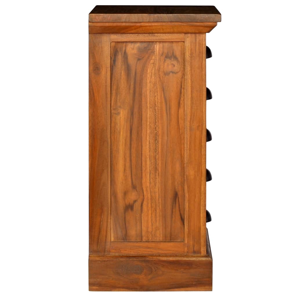 5-drawer-cabinet-13-8-x11-8-x23-6-solid-teak-wood At Willow and Wine USA!