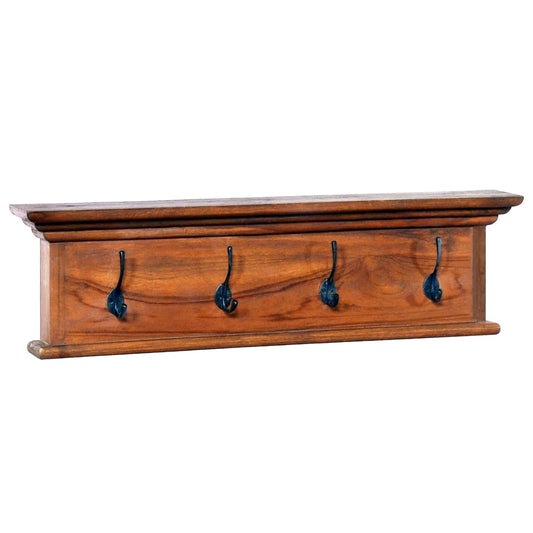 wall-mounted-coat-rack-27-6-x3-9-x7-9-solid-teak-wood At Willow and Wine USA!