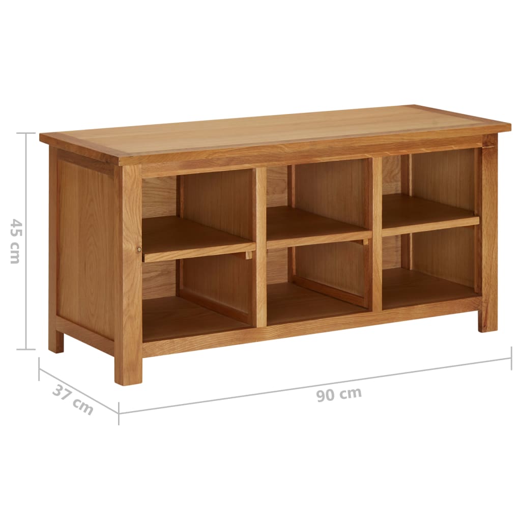 shoe-rack-35-4-x14-6-x17-7-solid-oak-wood-813951 At Willow and Wine USA!