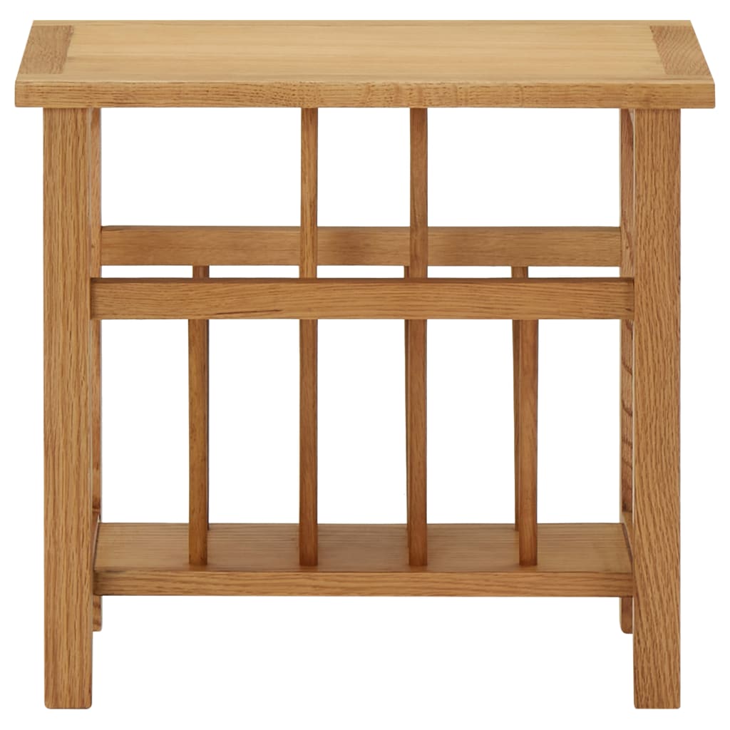 magazine-table-17-7-x10-6-x16-5-solid-oak-wood At Willow and Wine USA!